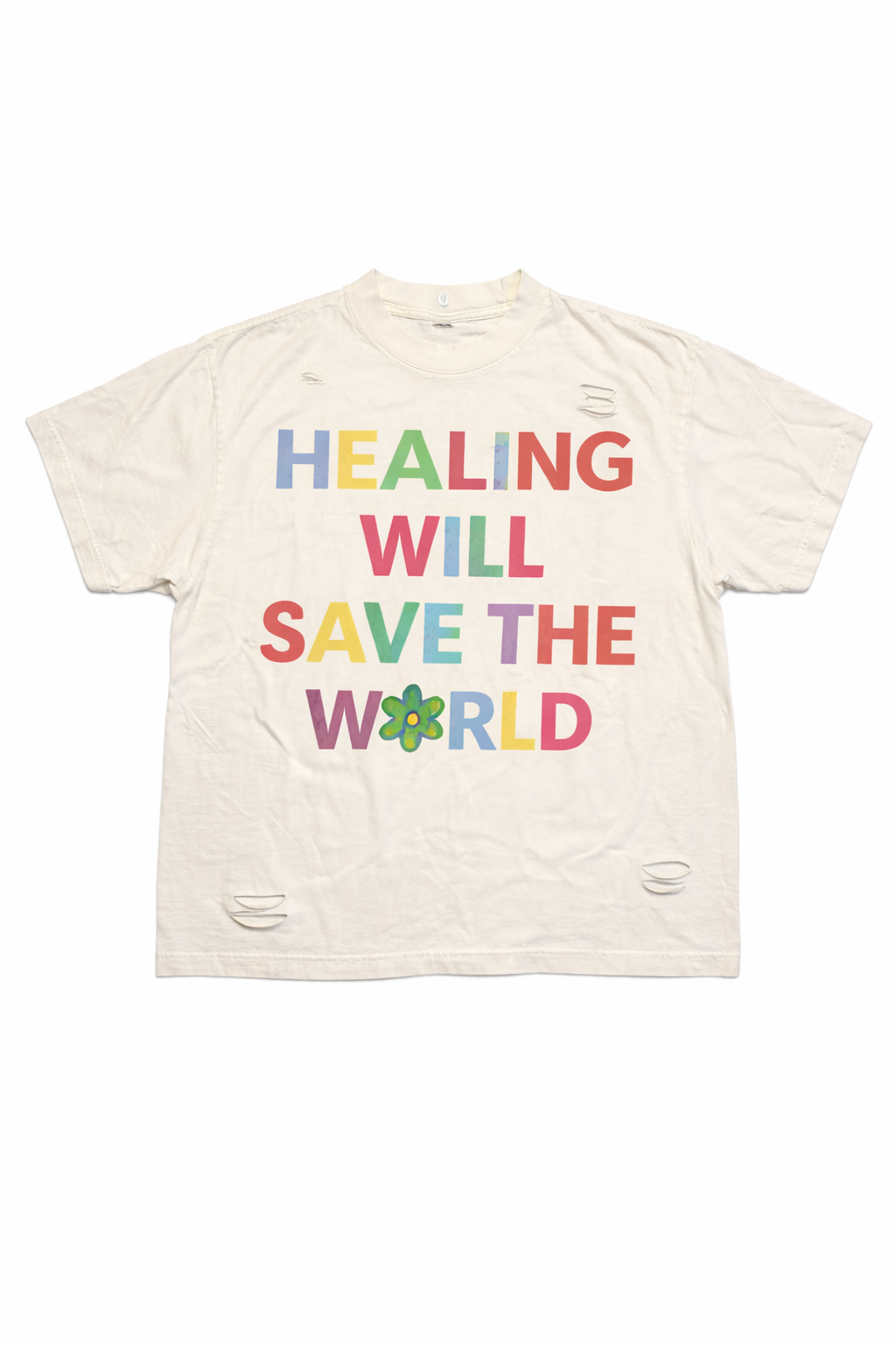 Heal;ng Will Save The World Tee